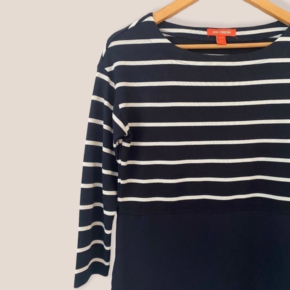 JOE Fresh Striped 3/4 Sleeve Top - Picture 3 of 8